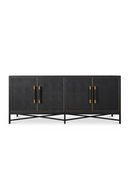 Vegan Leather 4-Door Sideboard | Novi Living Mako | Oroatrade.com