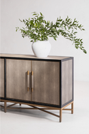 Vegan Leather 4-Door Sideboard | Novi Living Mako | Oroatrade.com