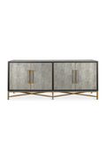 Vegan Leather 4-Door Sideboard | Novi Living Mako | Oroatrade.com