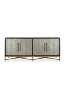 Vegan Leather 4-Door Sideboard | Novi Living Mako | Oroatrade.com