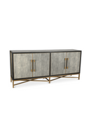 Vegan Leather 4-Door Sideboard | Novi Living Mako | Oroatrade.com