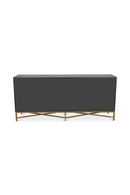 Vegan Leather 4-Door Sideboard | Novi Living Mako | Oroatrade.com