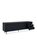 Black Relief Carved Sideboard | Novi Living Breu | Oroa.com