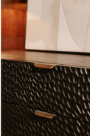 Black Relief Carved Sideboard | Novi Living Breu | Oroa.com
