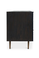 Black Relief Carved Sideboard | Novi Living Breu | Oroa.com