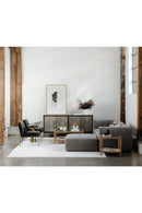Hospitality furniture - Glass & Cane Coffee Table - www.oroatrade.com