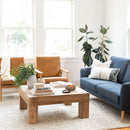 Hospitality furniture - Solid Oak Square Coffee Table - www.oroatrade.com