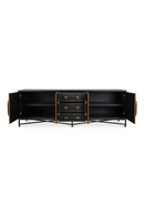Vegan Leather 4-Door Sideboard | Novi Living Mako | Oroatrade.com