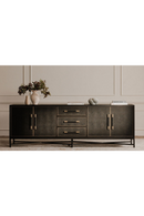 Vegan Leather 4-Door Sideboard | Novi Living Mako | Oroatrade.com