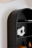 Contract furniture - Black Oak Arched Cabinet - www.oroatrade.com
