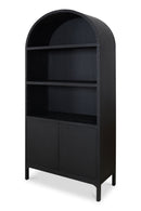 Contract furniture - Black Oak Arched Cabinet - www.oroatrade.com