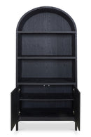 Contract furniture - Black Oak Arched Cabinet - www.oroatrade.com