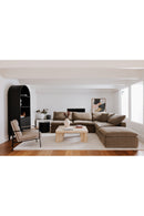 Contract furniture - Black Oak Arched Cabinet - www.oroatrade.com