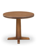 Contract furniture - Brown Pine Pedestal Coffee Table - www.oroatrade.com