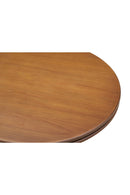 Contract furniture - Brown Pine Pedestal Coffee Table - www.oroatrade.com