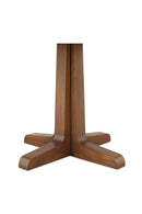 Contract furniture - Brown Pine Pedestal Coffee Table - www.oroatrade.com