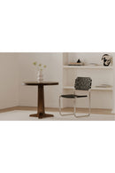 Contract furniture - Brown Pine Pedestal Coffee Table - www.oroatrade.com