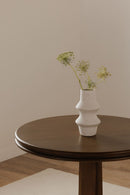 Contract furniture - Brown Pine Pedestal Coffee Table - www.oroatrade.com