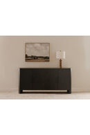 Contract furniture - Black Herringbone Patterned Sideboard - www.oroatrade.com