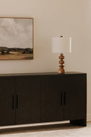 Contract furniture - Black Herringbone Patterned Sideboard - www.oroatrade.com