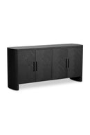 Contract furniture - Black Herringbone Patterned Sideboard - www.oroatrade.com