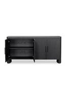 Contract furniture - Black Herringbone Patterned Sideboard - www.oroatrade.com