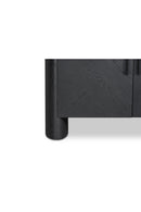 Contract furniture - Black Herringbone Patterned Sideboard - www.oroatrade.com