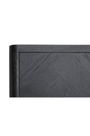 Contract furniture - Black Herringbone Patterned Sideboard - www.oroatrade.com