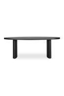 Black Herringbone Patterned Dining Table | Novi Living William | Oroa.com