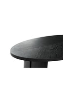 Black Herringbone Patterned Dining Table | Novi Living William | Oroa.com