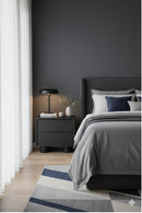 Refined Shagreen Nightstand | Novi Living Marcelle | Oroatrade.com