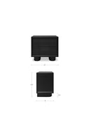 Refined Shagreen Nightstand | Novi Living Marcelle | Oroatrade.com