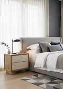 Refined Shagreen Nightstand | Novi Living Marcelle | Oroatrade.com