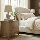 Hospitality furniture - Brown Oak 2-Drawer Nightstand - www.oroatrade.com