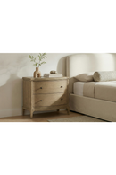 Brown Oak 2-Drawer Nightstand | Novi Living Sadie | Oroatrade.com