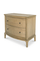 Brown Oak 2-Drawer Nightstand | Novi Living Sadie | Oroatrade.com
