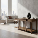 Vintage Style Oak Console Table | Novi Living Martha