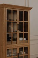 Oak 4-Door Tall Cabinet | Novi Living Raymond