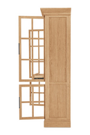 Oak 4-Door Tall Cabinet | Novi Living Raymond