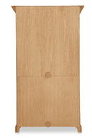 Oak 4-Door Tall Cabinet | Novi Living Raymond