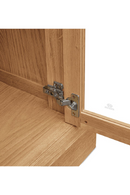 Oak 4-Door Tall Cabinet | Novi Living Raymond