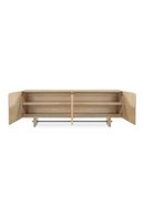 4-Door Natural Oak Sideboard | Novi Living Madison | Oroa.com