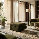 Hospitality furniture - Square Upholstered Ottoman - www.oroatrade.com