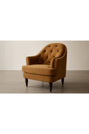 Tufted-Back Curved Accent Chair | Novi Living Pandora | Oroatrade.com