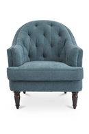 Tufted-Back Curved Accent Chair | Novi Living Pandora | Oroatrade.com