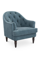Tufted-Back Curved Accent Chair | Novi Living Pandora | Oroatrade.com