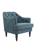 Tufted-Back Curved Accent Chair | Novi Living Pandora | Oroatrade.com