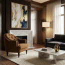 Hospitality furniture - Tufted-Back Curved Accent Chair - www.oroatrade.com