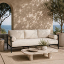 Hospitality furniture - Cream Outdoor Sofa - www.oroatrade.com
