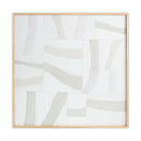 Light-Toned Strips Collage Painting | Novi Living Configured